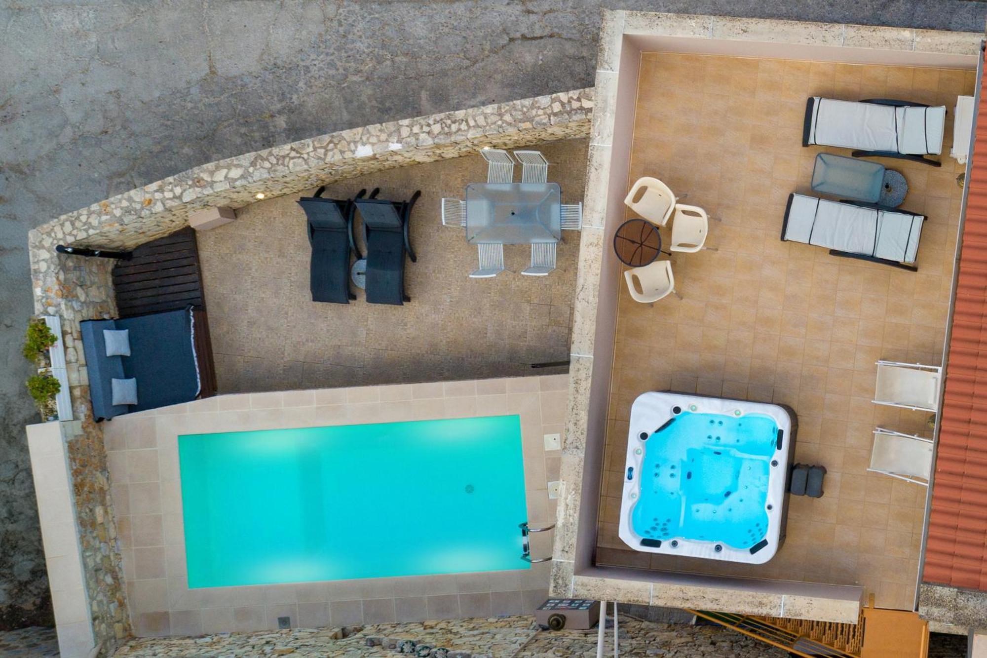 Olga'S Filoxenia - Villa Aladanos-Private Pool And Heated Jacuzzi Μαχαιροί Εξωτερικό φωτογραφία